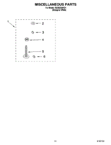 10 - Miscellaneous Parts - Optional Parts (Not Included) parts for Roper Washer RAS6233KQ1 from AppliancePartsPros.com