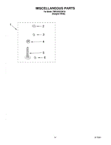10 - Miscellaneous Parts - Optional Parts (Not Included parts for Roper Washer 7MRAS6233KQ4 from AppliancePartsPros.com
