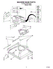 05 - Machine Base Parts parts for Roper Washer RAS7133KQ1 from AppliancePartsPros.com