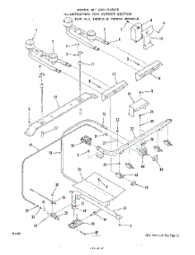 03 - Burner parts for Roper Range 1423W2A from AppliancePartsPros.com