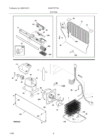 07 - System parts for Electrolux Freezer E32AF75FPS0 from AppliancePartsPros.com