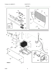 07 - System parts for Electrolux Freezer E32AF75GTT0 from AppliancePartsPros.com