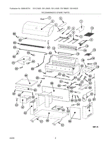 03 - Recommended Spare Parts parts for Electrolux Grill E51LB60ESS from AppliancePartsPros.com