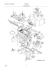 03 - Oven / Cabinet parts for Electrolux Microwave EI30BM55HZB from AppliancePartsPros.com