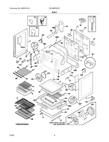 05 - Body parts for Electrolux Range CEI30EF5GSC from AppliancePartsPros.com
