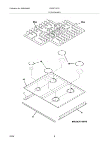 09 - Maintop parts for Electrolux Range E30DF74EPS from AppliancePartsPros.com