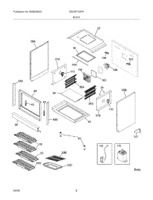 07 - Body parts for Electrolux Range E30GF74GPS from AppliancePartsPros.com