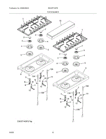 09 - Maintop parts for Electrolux Range E30GF74GPS from AppliancePartsPros.com