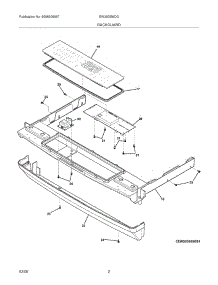 03 - Backguard parts for Electrolux Range EW30DS6CGB1 from AppliancePartsPros.com