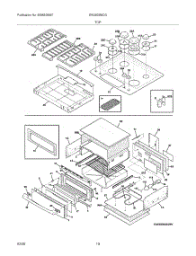 09 - Top parts for Electrolux Range EW30DS6CGB1 from AppliancePartsPros.com