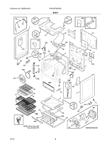 07 - Body parts for Electrolux Range EW30GF65GSK from AppliancePartsPros.com