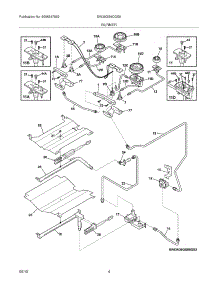 05 - Burner parts for Electrolux Range EW30GS6CGS8 from AppliancePartsPros.com