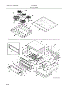 07 - Top / Drawer parts for Electrolux Range EW30ES6CGB2 from AppliancePartsPros.com