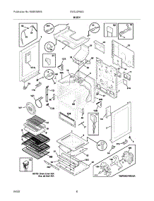 07 - Body parts for Electrolux Range EW3LGF65GBC from AppliancePartsPros.com