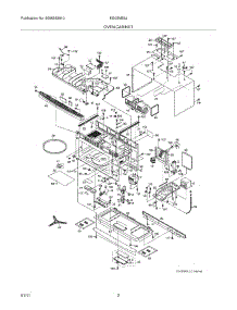 03 - Oven,Cabinet parts for Electrolux Microwave EI30SM55JWC from AppliancePartsPros.com
