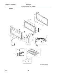 05 - Control Panel,Door,Miscellaneous parts for Electrolux Microwave EI30SM55JWC from AppliancePartsPros.com