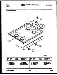 03 - Cooktop Parts parts for Frigidaire Range 30IPCDWAN7 from AppliancePartsPros.com