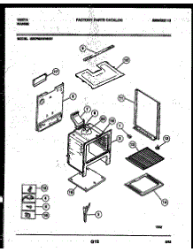 07 - Body Parts parts for Frigidaire Range 30KPMAWHN1 from AppliancePartsPros.com