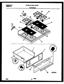 07 - Cooktop And Drawer Parts parts for Frigidaire Range 30-4982-00-02 from AppliancePartsPros.com