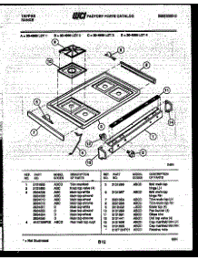 03 - Cooktop Parts parts for Frigidaire Range 30-4998-00-02 from AppliancePartsPros.com