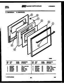 05 - Door Parts parts for Frigidaire Range 30IPCDWAN6 from AppliancePartsPros.com