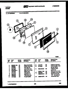 04 - Door Parts parts for Frigidaire Range 31-1049-23-01 from AppliancePartsPros.com
