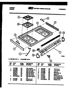 03 - Cooktop Parts parts for Frigidaire Range 30-4987-23-06 from AppliancePartsPros.com
