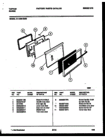 04 - Door Parts parts for Frigidaire Range 31-1049-23-05 from AppliancePartsPros.com