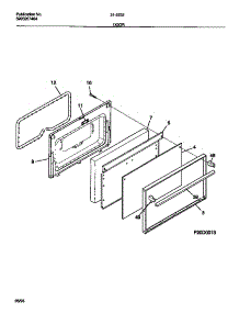 05 - Door parts for Frigidaire Range 31-2232-00-02 from AppliancePartsPros.com