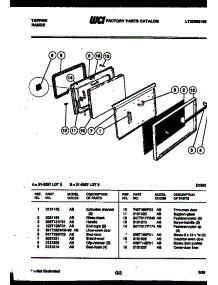 06 - Door Parts parts for Frigidaire Range 31-2237-00-03 from AppliancePartsPros.com