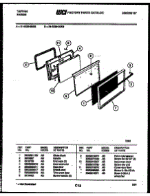 03 - Door Parts parts for Frigidaire Range 31-2239-23-03 from AppliancePartsPros.com