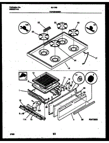 05 - Cooktop And Broiler Drawer Parts parts for Frigidaire Range 30-1049-00-08 from AppliancePartsPros.com
