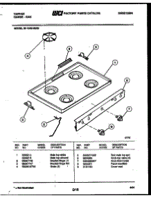 03 - Cooktop Parts parts for Frigidaire Range 30-1049-23-05 from AppliancePartsPros.com