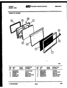 05 - Door Parts parts for Frigidaire Range 30-1149-00-05 from AppliancePartsPros.com