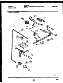 06 - Burner, Manifold And Gas Control parts for Frigidaire Range 30-1149-00-05 from AppliancePartsPros.com
