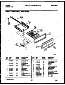 04 - Broiler Drawer Parts parts for Frigidaire Range 30-1149-23-06 from AppliancePartsPros.com
