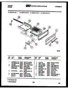 04 - Broiler Drawer Parts parts for Frigidaire Range 30-2118-23-01 from AppliancePartsPros.com