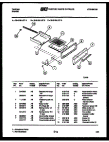 05 - Broiler Drawer Parts parts for Frigidaire Range 30-2138-66-04 from AppliancePartsPros.com