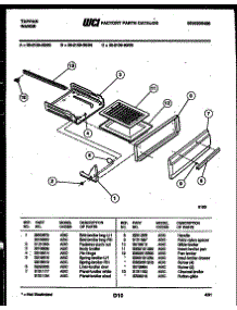 05 - Broiler Drawer Parts parts for Frigidaire Range 30-2139-23-03 from AppliancePartsPros.com