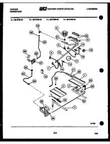 04 - Burner, Manifold And Gas Control parts for Frigidaire Range 30-6758-23-04 from AppliancePartsPros.com