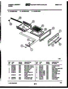 04 - Broiler Drawer Parts parts for Frigidaire Range 30-6539-00-03 from AppliancePartsPros.com