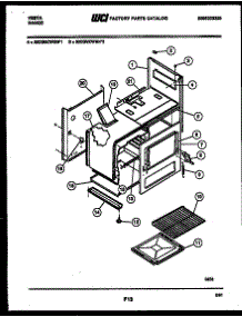 05 - Body Parts parts for Frigidaire Range 30CGMCWBN1 from AppliancePartsPros.com