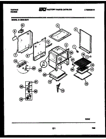 03 - Body Parts parts for Frigidaire Range 31-2539-66-01 from AppliancePartsPros.com