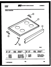 04 - Cooktop Parts parts for Frigidaire Range 31-2539-66-01 from AppliancePartsPros.com