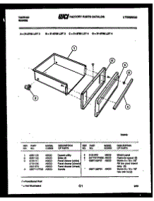 05 - Drawer Parts parts for Frigidaire Range 31-2758-00-04 from AppliancePartsPros.com