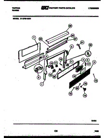 06 - Backguard parts for Frigidaire Range 31-2769-00-01 from AppliancePartsPros.com
