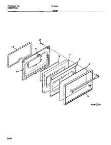 05 - Door parts for Frigidaire Range 31-3342-00-02 from AppliancePartsPros.com