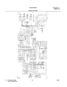 21 - Wiring Diagram parts for White Westinghouse Refrigerator WRS23W0AW8 from AppliancePartsPros.com