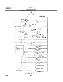20 - Wiring Schematic parts for White Westinghouse Refrigerator WRS26MF5AQ1 from AppliancePartsPros.com