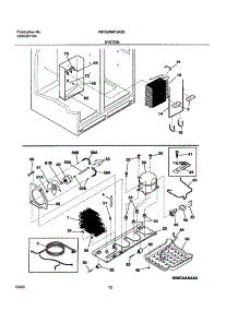 13 - System parts for White Westinghouse Refrigerator WRS26MF5AS6 from AppliancePartsPros.com